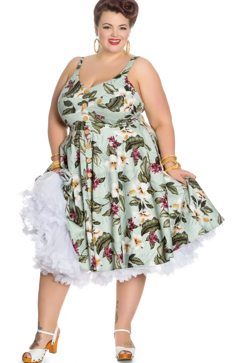 Hell Bunny Dresses|Dresses With Pockets>Tahiti 50's Dress