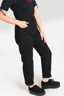 Hell Bunny Trousers & Shorts|Trousers & Shorts>Tallulah Jeans Black