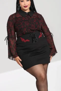 Hell Bunny Skirts|Skirts>Tallulah Mini Skirt Black