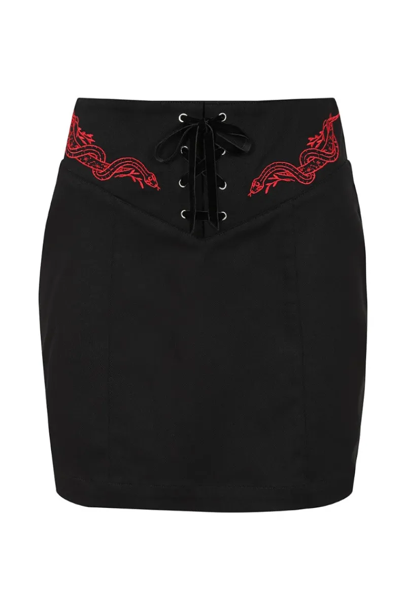 Hell Bunny Skirts|Skirts>Tallulah Mini Skirt Black