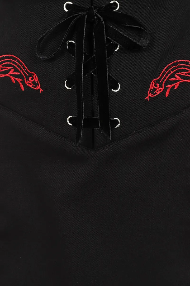 Hell Bunny Skirts|Skirts>Tallulah Mini Skirt Black