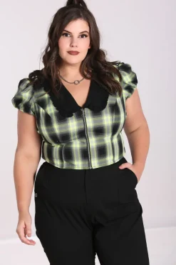 Hell Bunny Tops|Blouses>Tammy Blouse Black
