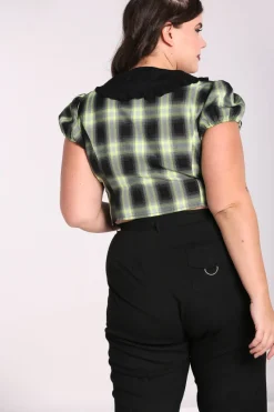 Hell Bunny Tops|Blouses>Tammy Blouse Black