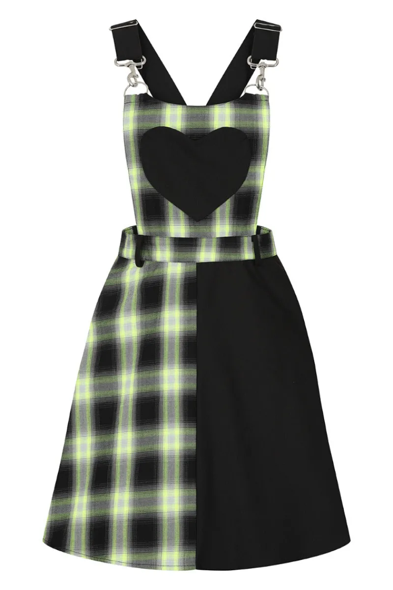Hell Bunny Dresses|Dresses>Tammy Pinafore Dress Black