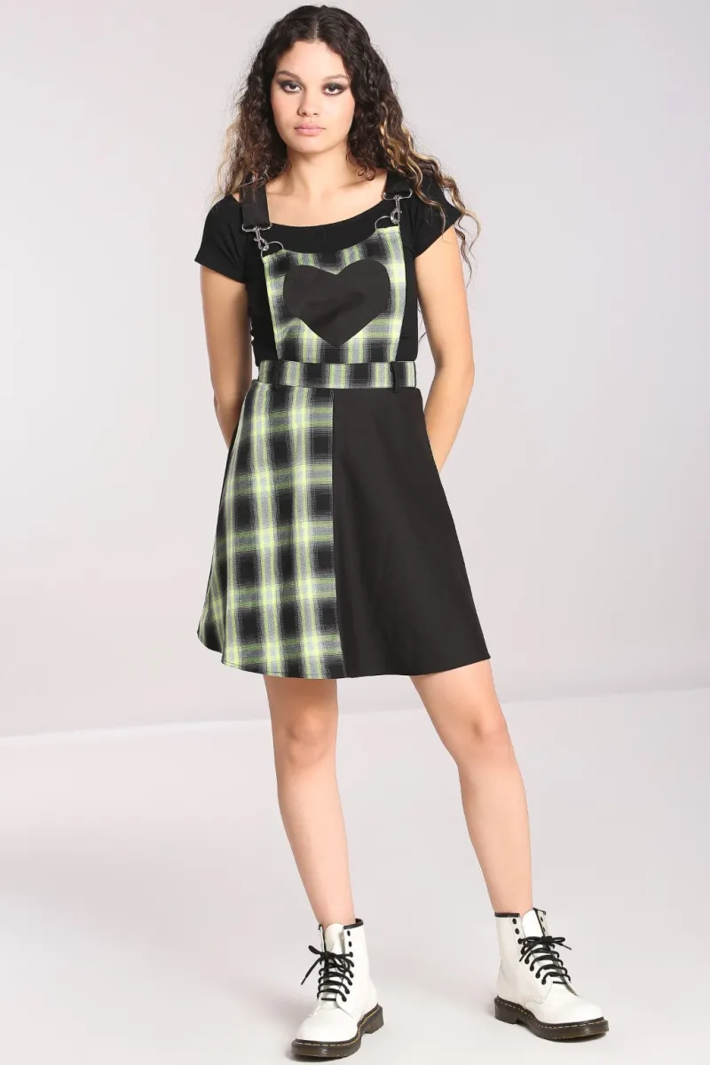 Hell Bunny Dresses|Dresses>Tammy Pinafore Dress Black