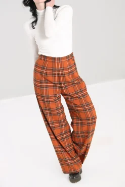 Hell Bunny Trousers & Shorts|Trousers & Shorts>Tawny Trousers Brown