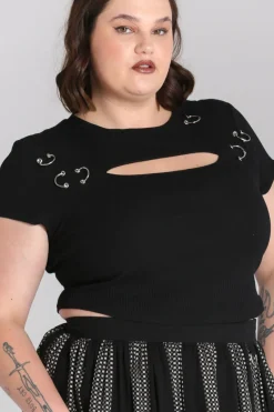 Hell Bunny Tops|Tops>Taylor Top Black