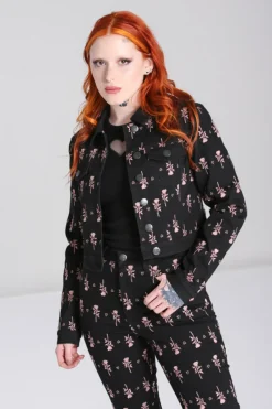 Hell Bunny Coats & Jackets|Coats & Jackets>The Lover Jacket Black