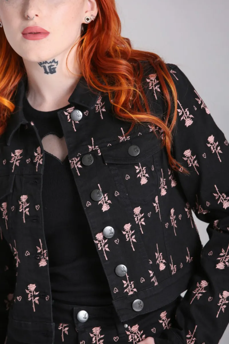 Hell Bunny Coats & Jackets|Coats & Jackets>The Lover Jacket Black