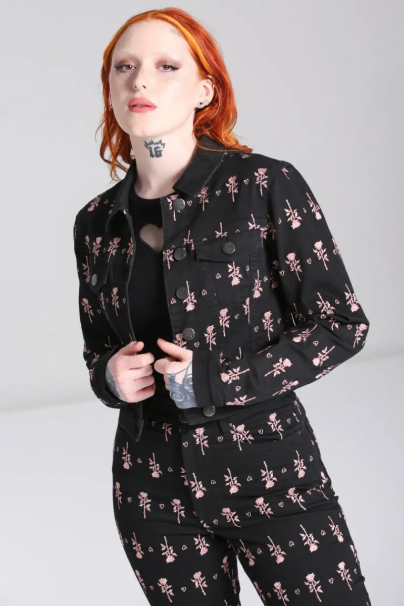 Hell Bunny Coats & Jackets|Coats & Jackets>The Lover Jacket Black