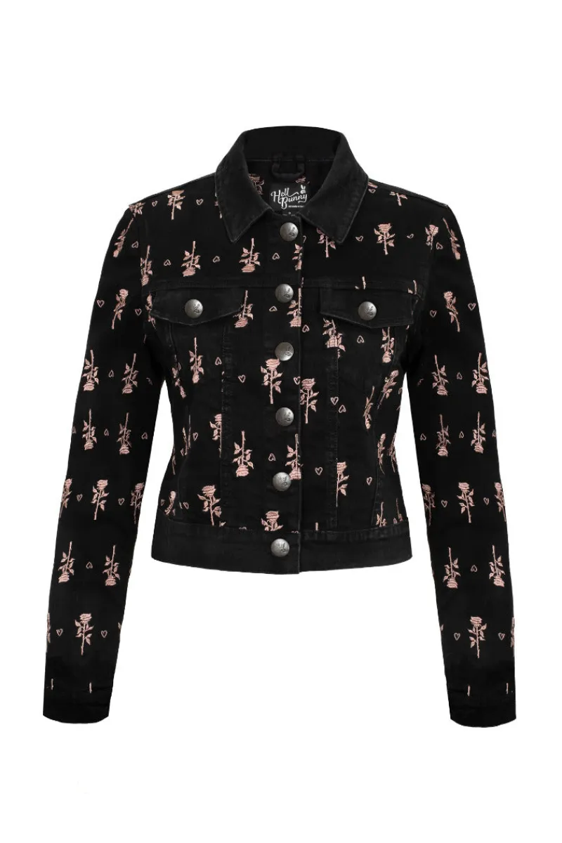 Hell Bunny Coats & Jackets|Coats & Jackets>The Lover Jacket Black