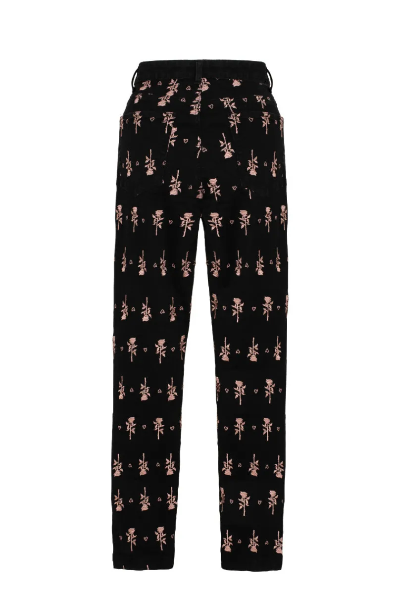 Hell Bunny Trousers & Shorts|Trousers & Shorts>The Lover Jeans Black