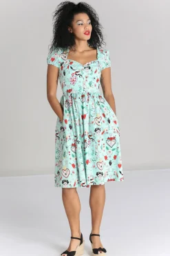 Hell Bunny Dresses|Dresses With Pockets>Tijuana Midi Dress Green