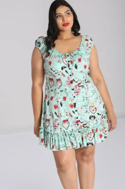 Hell Bunny Dresses>Tijuana Mini Dress Green