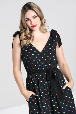 Hell Bunny Jumpsuits & Playsuits|Jumpsuits & Playsuits>True Love Jumpsuit Black