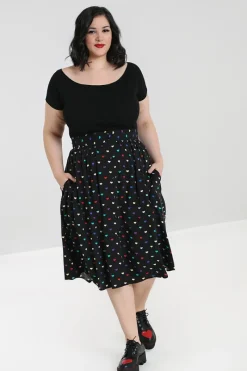 Hell Bunny Skirts|Skirts>True Love Skirt Black