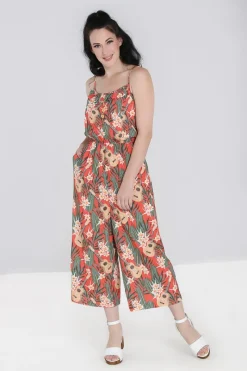 Hell Bunny Jumpsuits & Playsuits|Jumpsuits & Playsuits>Ukulele Jumpsuit Orange