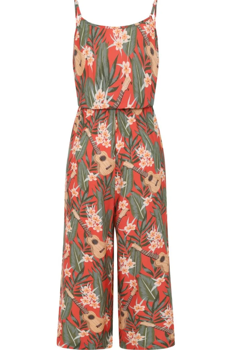 Hell Bunny Jumpsuits & Playsuits|Jumpsuits & Playsuits>Ukulele Jumpsuit Orange