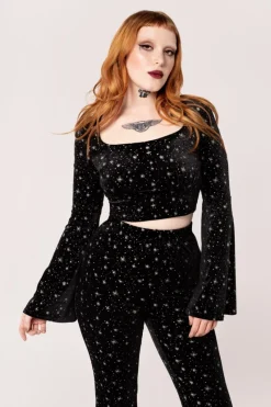 Hell Bunny Tops|Tops>Vela Top Black