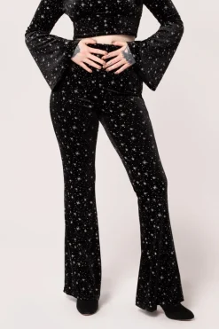 Hell Bunny Trousers & Shorts|Trousers & Shorts>Vela Trousers Black