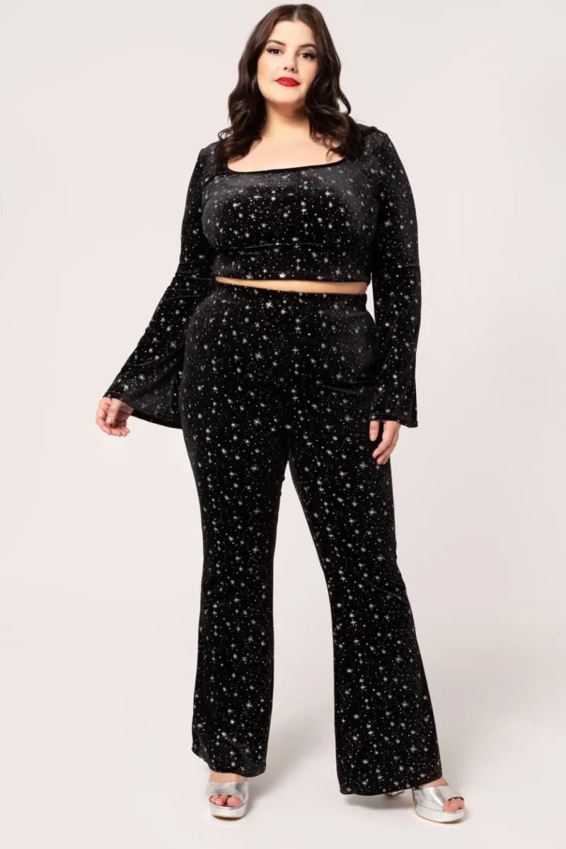 Hell Bunny Trousers & Shorts|Trousers & Shorts>Vela Trousers Black