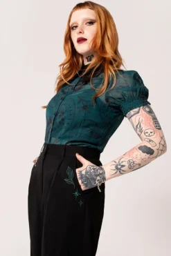 Hell Bunny Trousers & Shorts|Trousers & Shorts>Venom Trousers Black