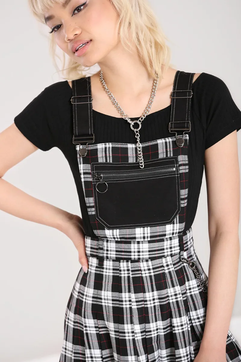 Hell Bunny Dresses|Dresses>Vernon Pinafore Dress