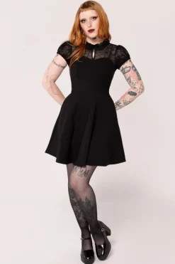 Hell Bunny Dresses|Mini Dresses>Viola Dress Black