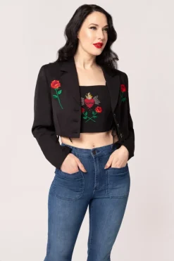 Hell Bunny Coats & Jackets|Coats & Jackets>Viva Maria Blazer Black