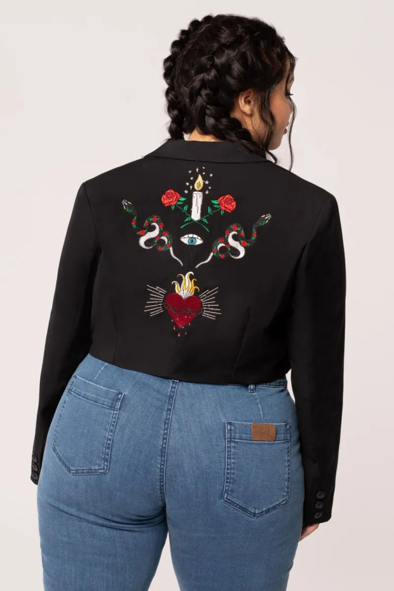Hell Bunny Coats & Jackets|Coats & Jackets>Viva Maria Blazer Black