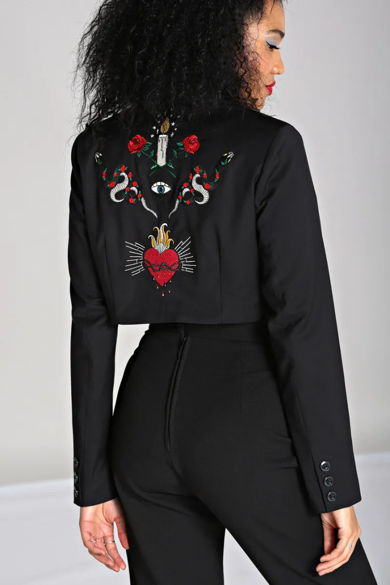 Hell Bunny Coats & Jackets|Coats & Jackets>Viva Maria Blazer Black