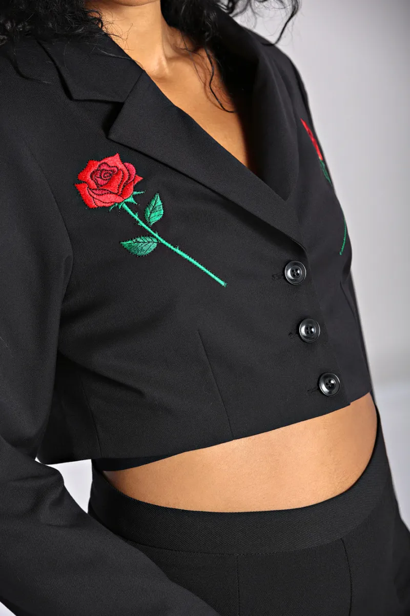 Hell Bunny Coats & Jackets|Coats & Jackets>Viva Maria Blazer Black