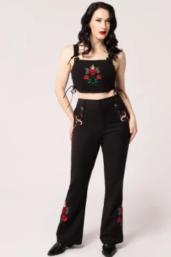 Hell Bunny Trousers & Shorts|Trousers & Shorts>Viva Maria Trousers Black