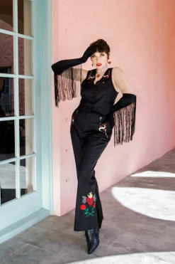 Hell Bunny Tops|Coats & Jackets>Viva Maria Waistcoat Black