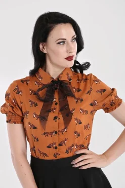 Hell Bunny Tops|Blouses>Vixey Blouse