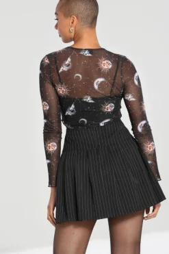 Hell Bunny Skirts|Skirts>Wolfie Mini Skirt Black