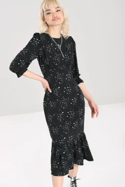 Hell Bunny Dresses|Dresses>Zodiac Maxi Dress Black