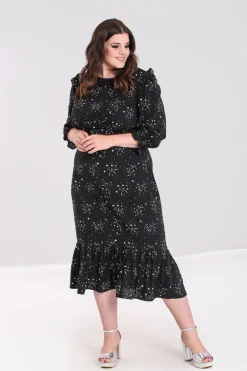 Hell Bunny Dresses|Dresses>Zodiac Maxi Dress Black