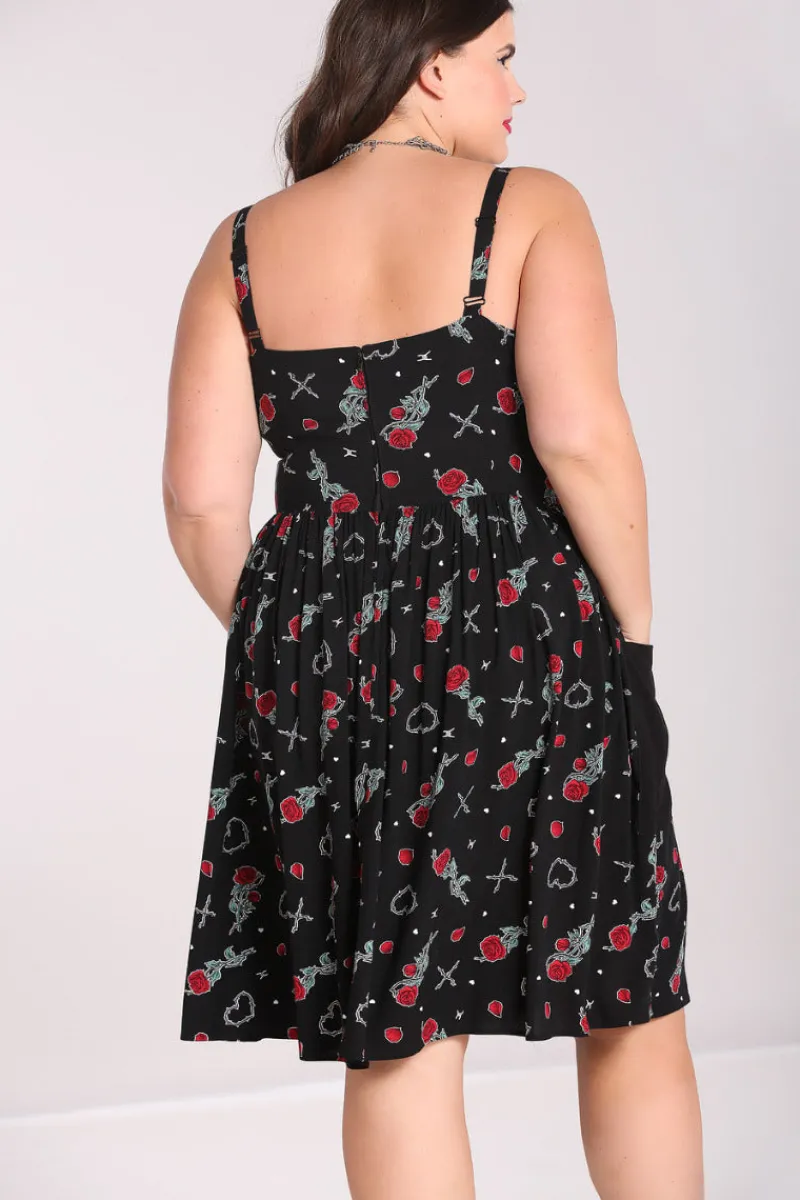 Hell Bunny Dresses|Dresses>Zoey Knee Dress Black