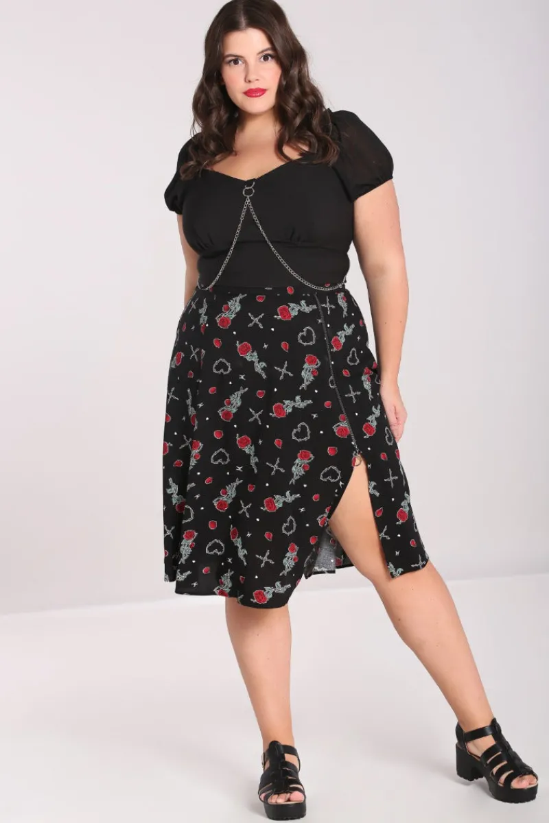 Hell Bunny Skirts|Skirts>Zoey Skirt Black