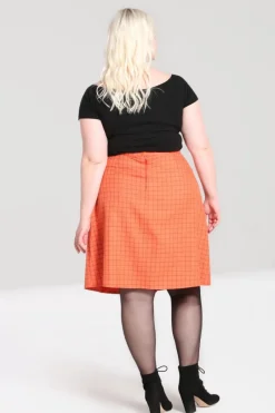 Hell Bunny Skirts|Skirts>Zora Skirt Orange