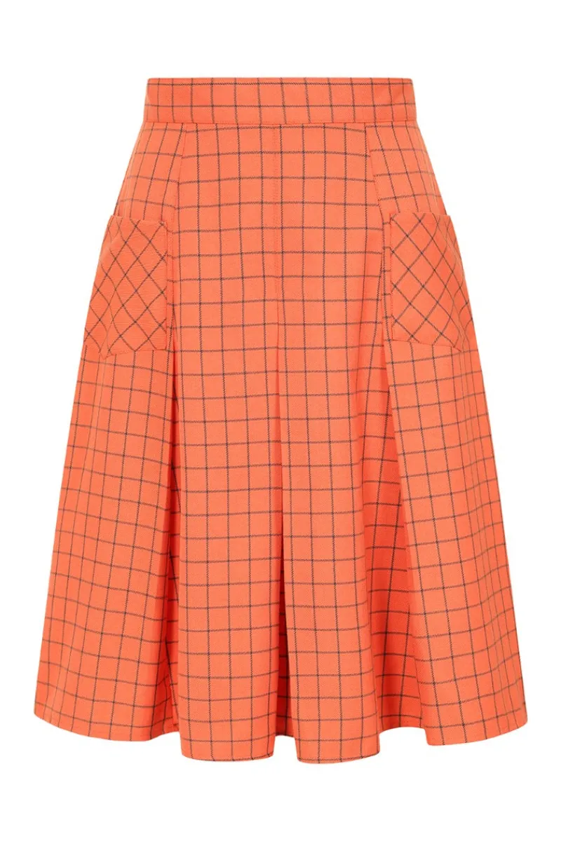 Hell Bunny Skirts|Skirts>Zora Skirt Orange